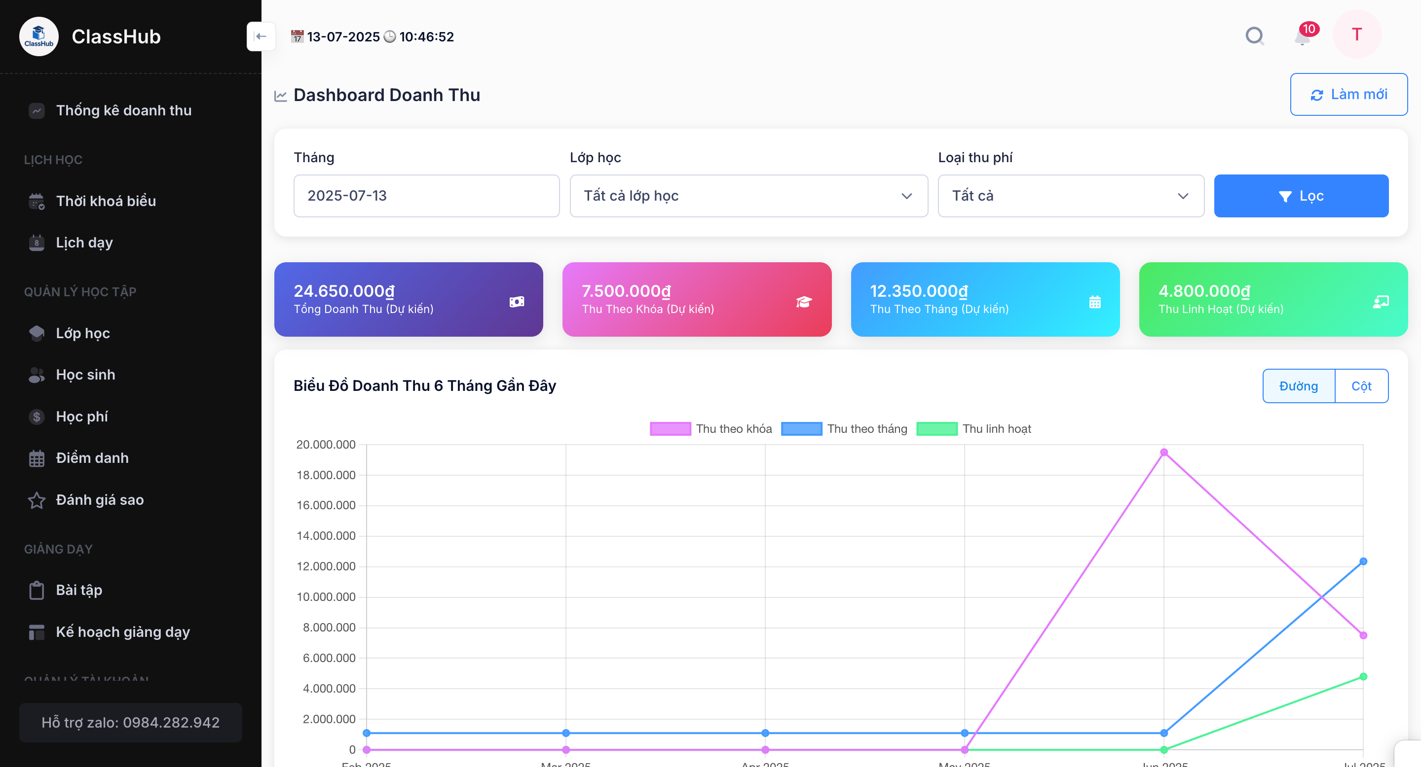 ClassHub - Quản lý lớp học