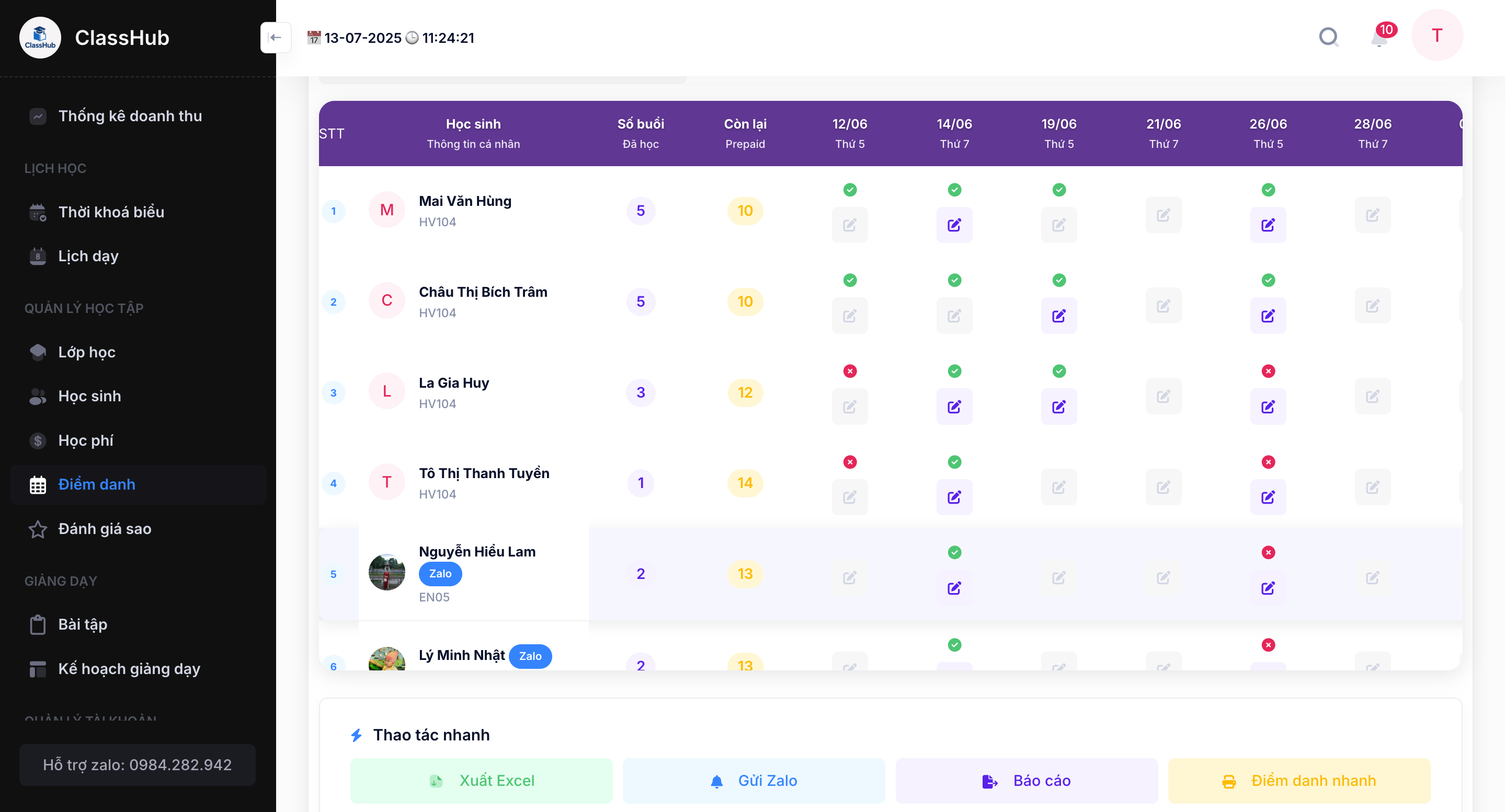 ClassHub - Quản lý học sinh